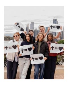 Cross equals love. This Easter, we pause to remember His love and celebrate the hope we have in